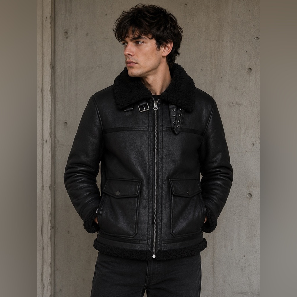Levi's faux shearling Aviator rancher jacket
